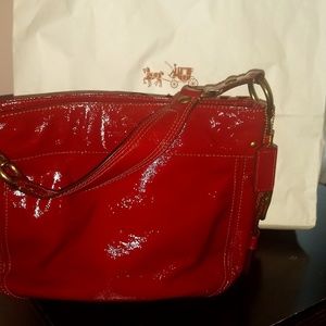Coach Zoe Patent Leather Hobo K0878-12735